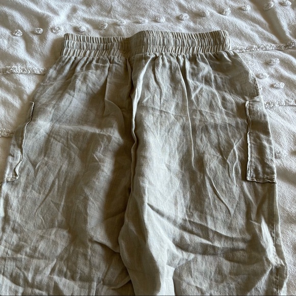 Rag and Bone Pant Bottom Pockets Elastic Hem Waist Straight Leg Small - Picture 7 of 8